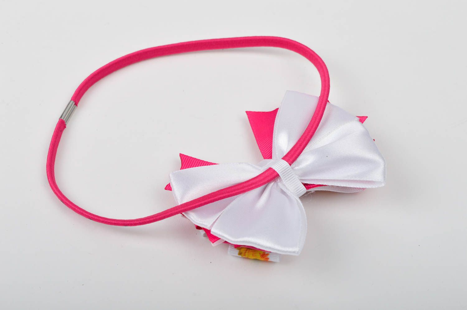 Bow headband handmade hair accessories for children ribbon headband for baby photo 5
