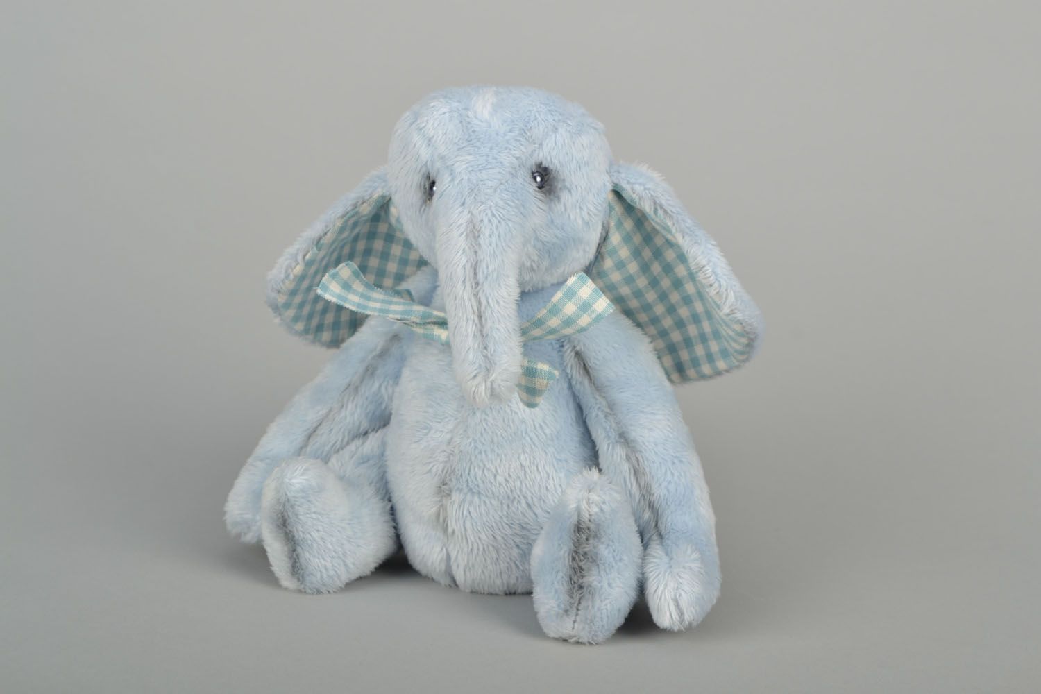Мягкая игрушка Голубой слон фото 3