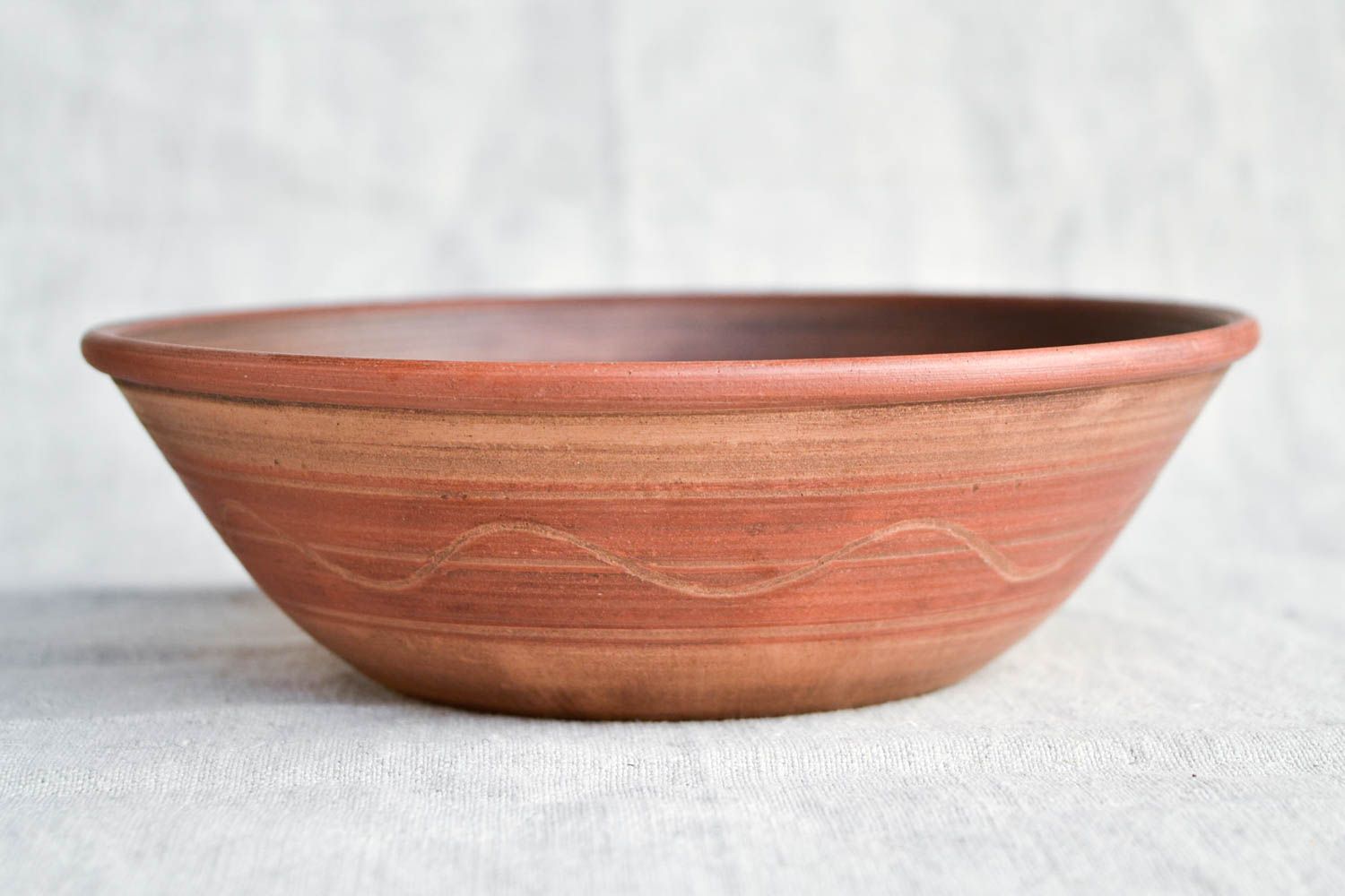 Керамическая тарелка ручной работы глиняная посуда стильная керамическая посуда фото 3
