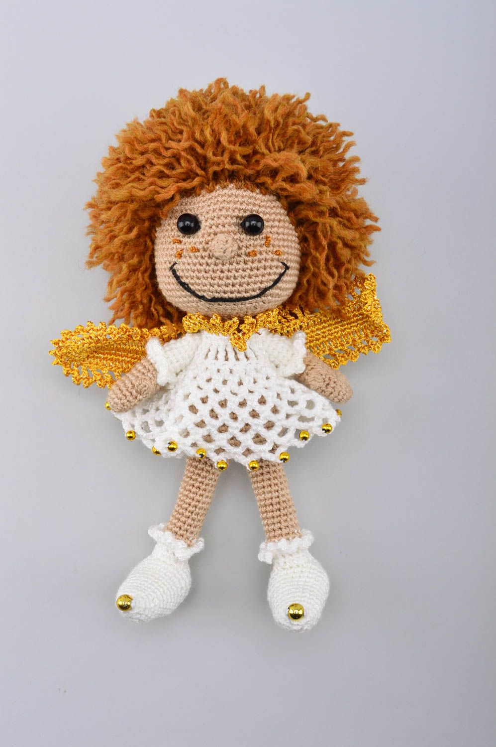 Muñeca de peluche hecha a mano juguete tejido regalo original para niña foto 2