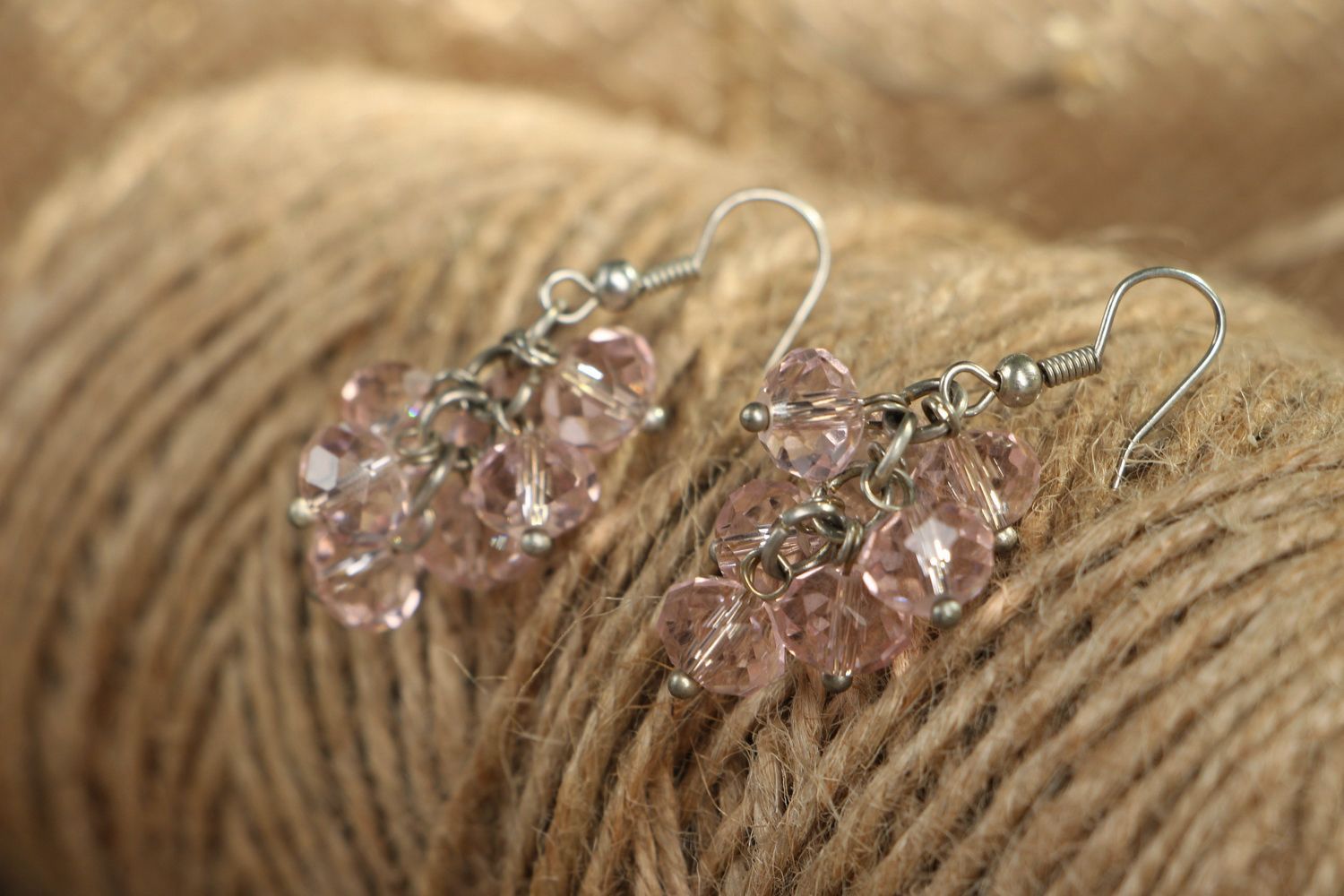 Crystal earrings photo 3