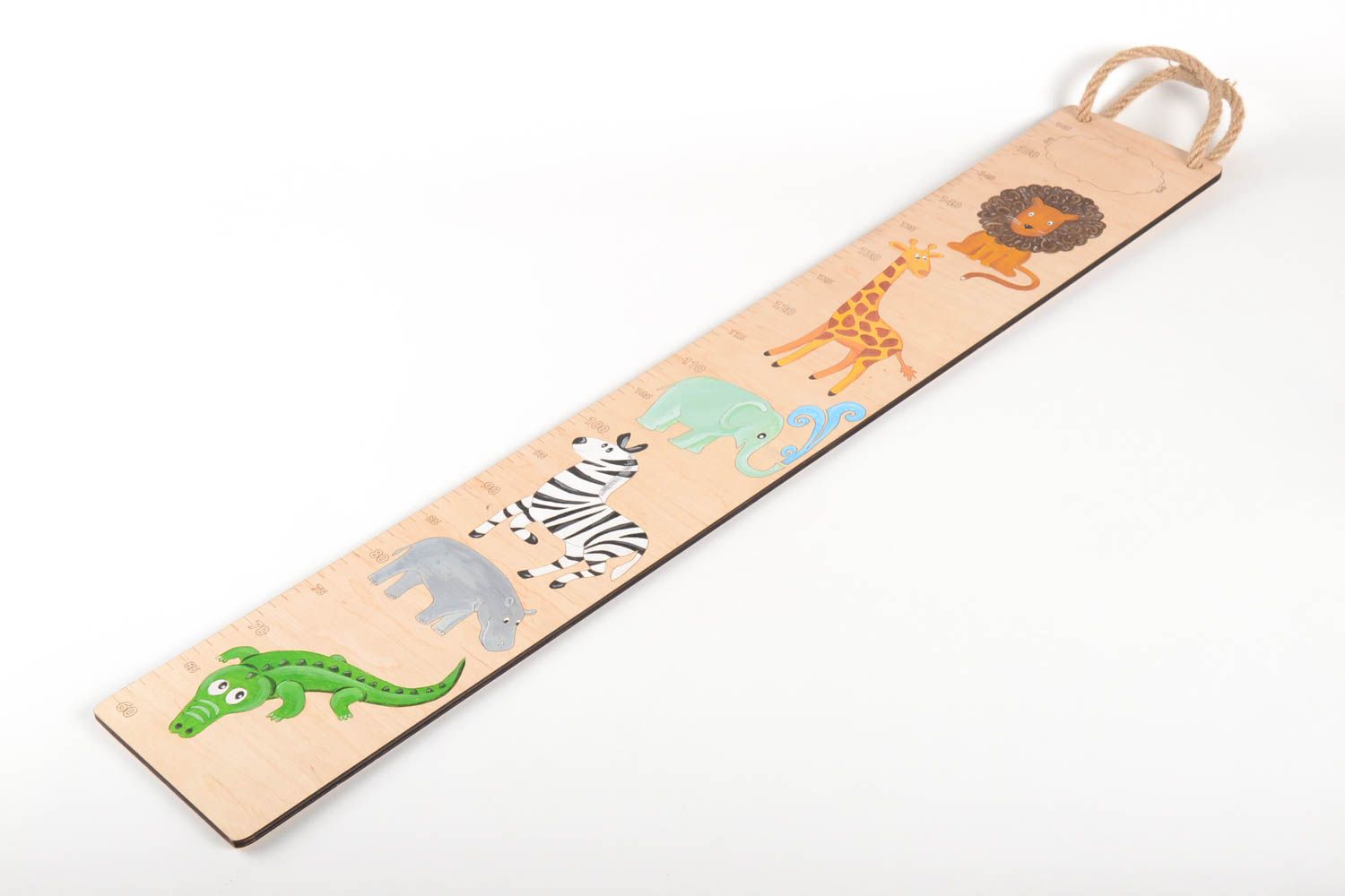 Messlatte für Kinder aus Holz handmade Wohn Accessoire Wanddeko Kinderzimmer  foto 1