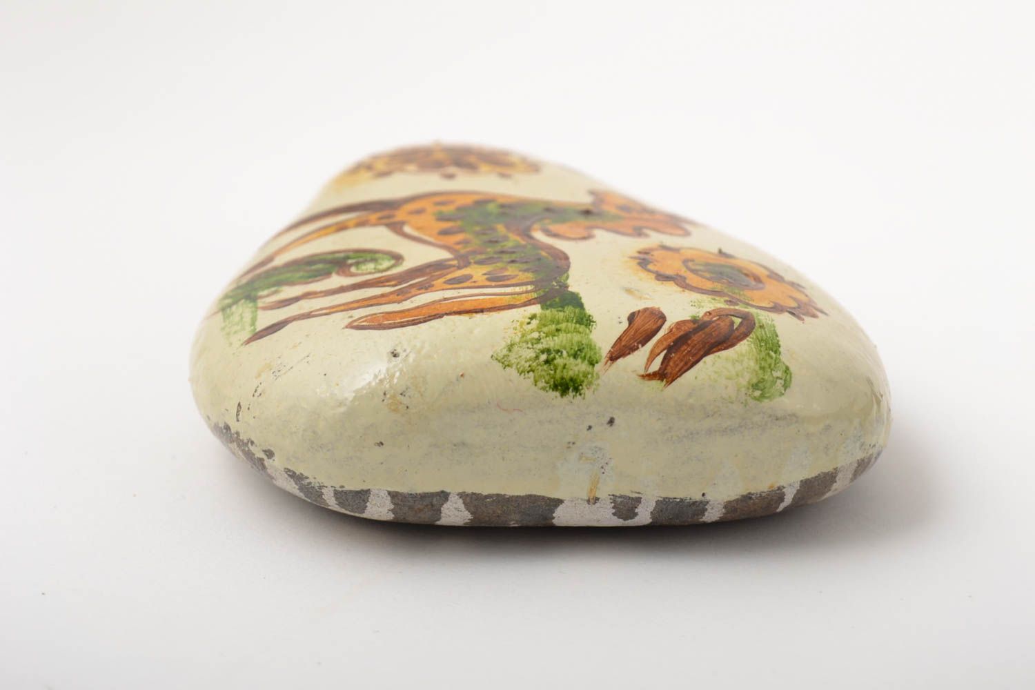 Морской камень ручной работы раскрашенный камень декор для дома стильный фото 4