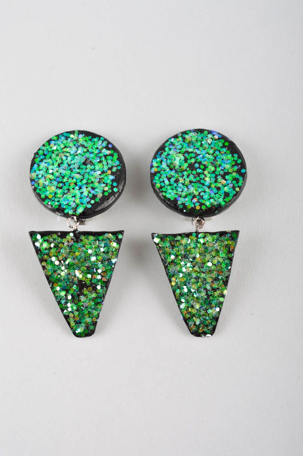 Exclusive handmade earrings plastic earrings polymer clay earrings for girls photo 3
