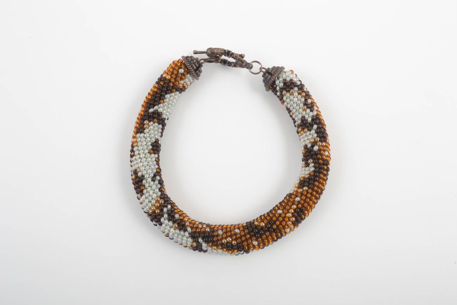 Handmade female wrist bracelet beaded cord bracelet elegant jewelry gift photo 3
