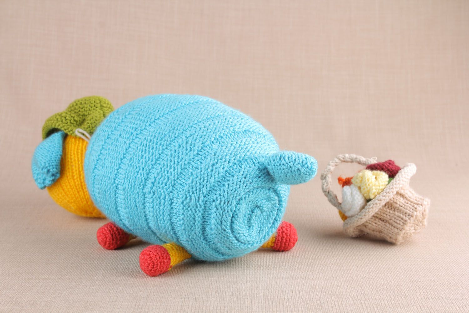 Designer knitted toy Sheep photo 3
