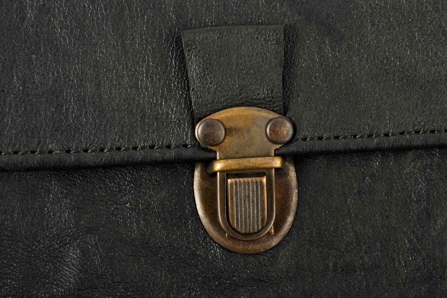 Bolso de cuero artesanal accesorio de moda regalo original para hombres foto 2