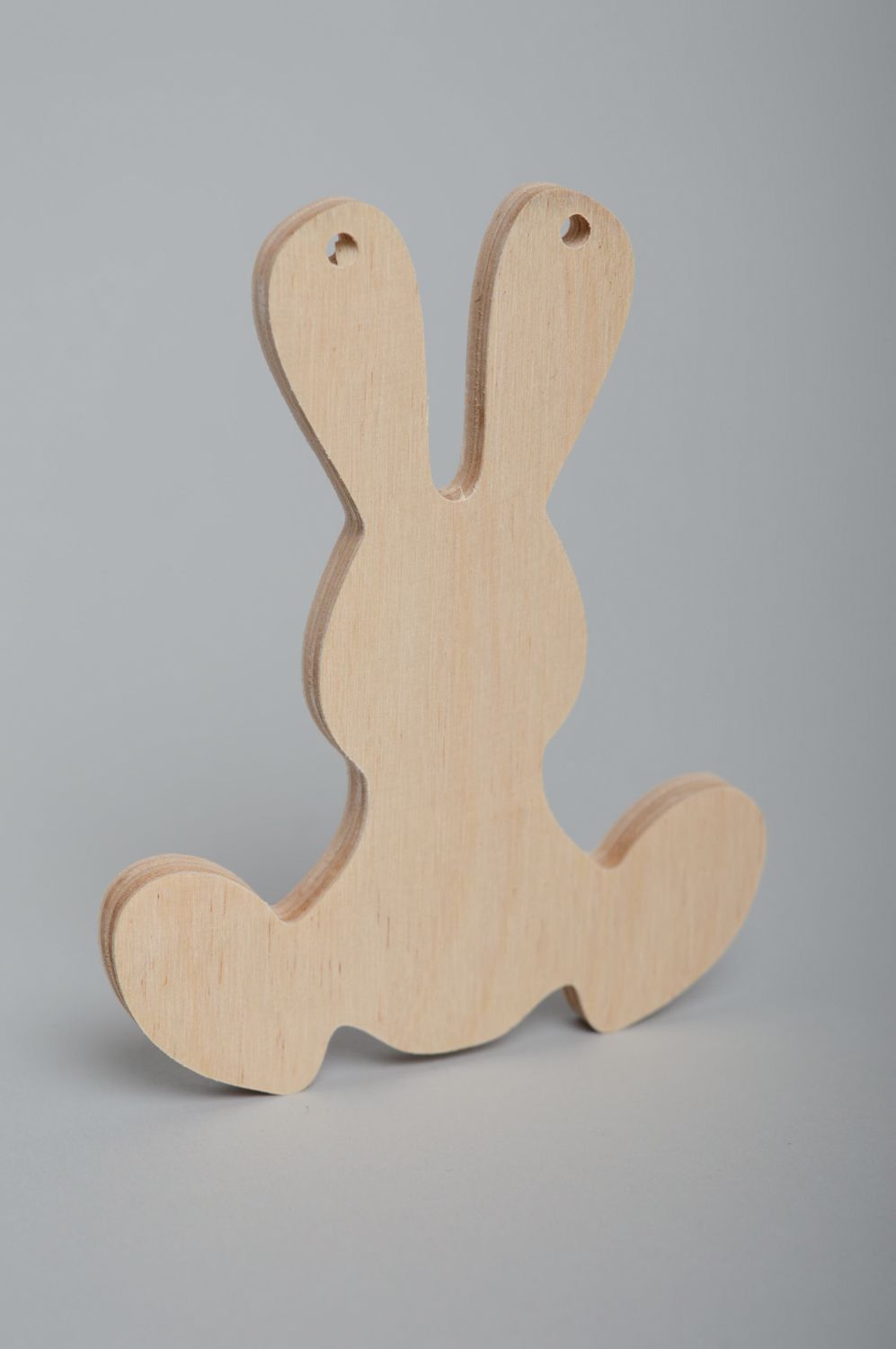 Plywood craft blank for interior pendant Rabbit photo 5