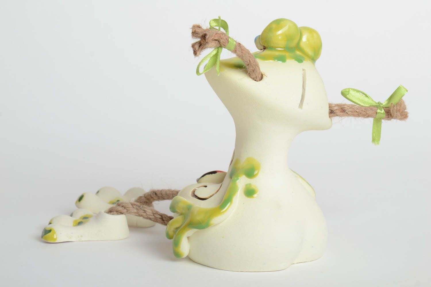 Handgemachte Keramik Spardose Frosch Geschenk Idee ausgefallene Spardose foto 4