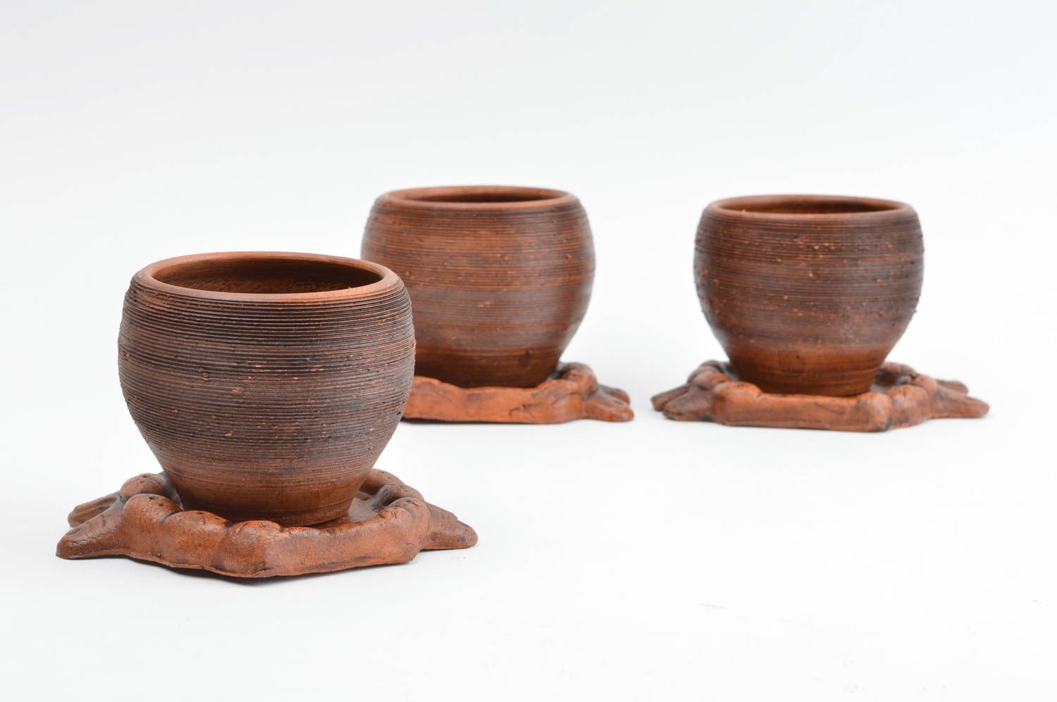 Beautiful handmade flower pot designer ceramic decor unusual accessories photo 3