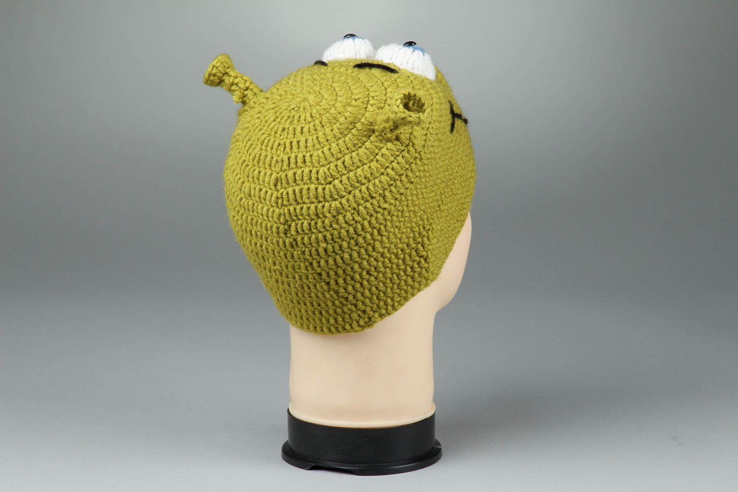 Bonnet tricoté pour enfant fait main photo 4
