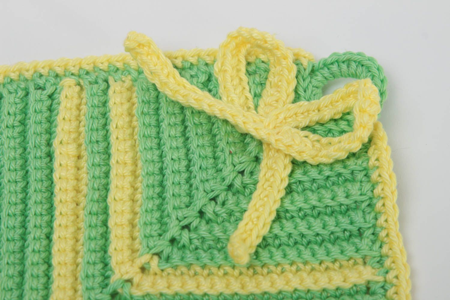 Accesorio tejido a crochet para cocina agarrador de ganchillo regalo original foto 3