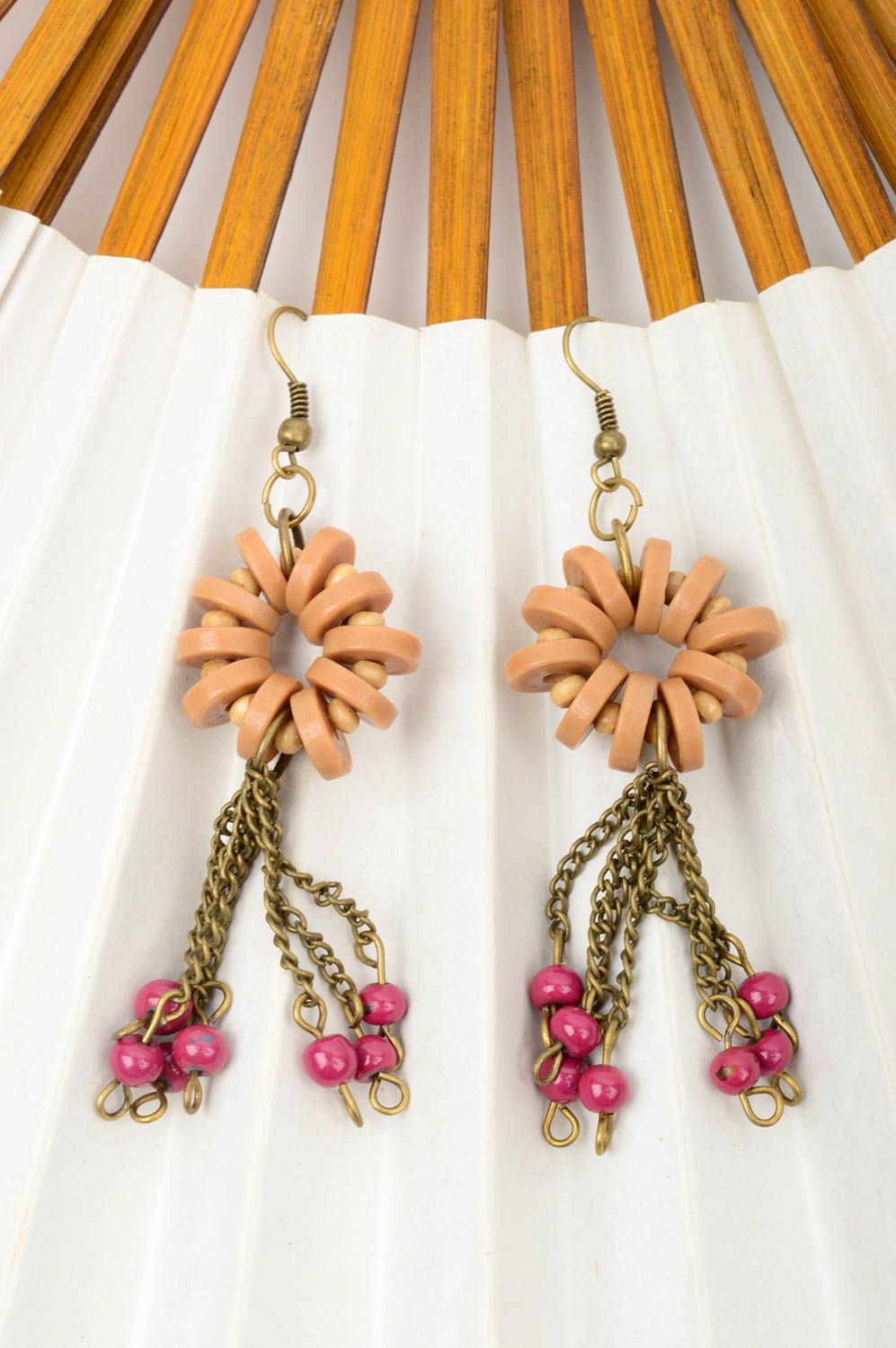 Handmade earrings designer jewelry unusual earrings for girls gift ideas photo 1