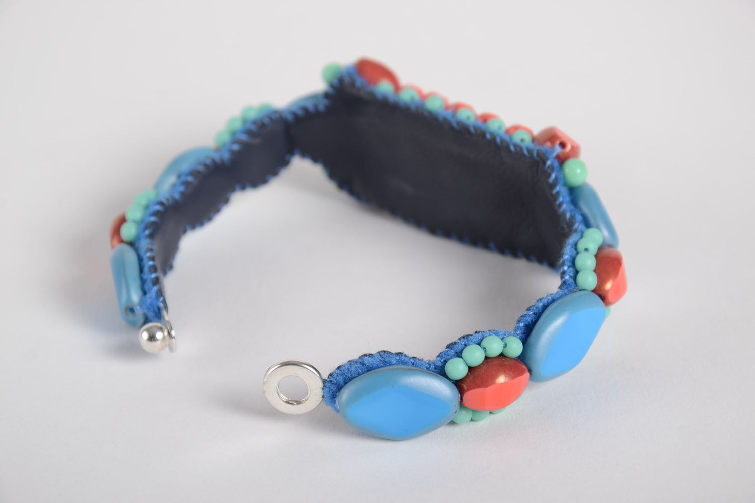 Handmade beautiful bracelet elite cute jewelry stylish unusual accessories photo 6