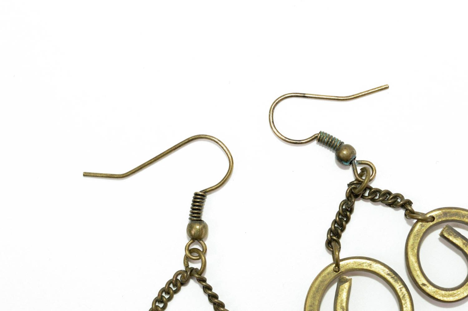 Stylish handmade metal earrings costume jewelry designs metal craft gift ideas photo 4