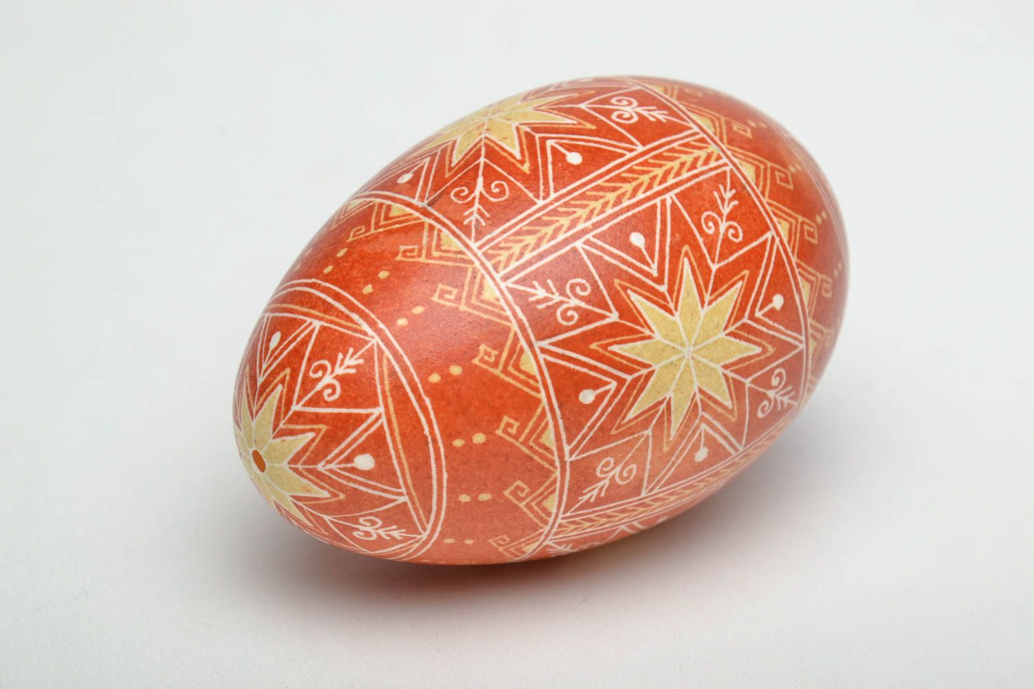 Painted Easter goose egg photo 4