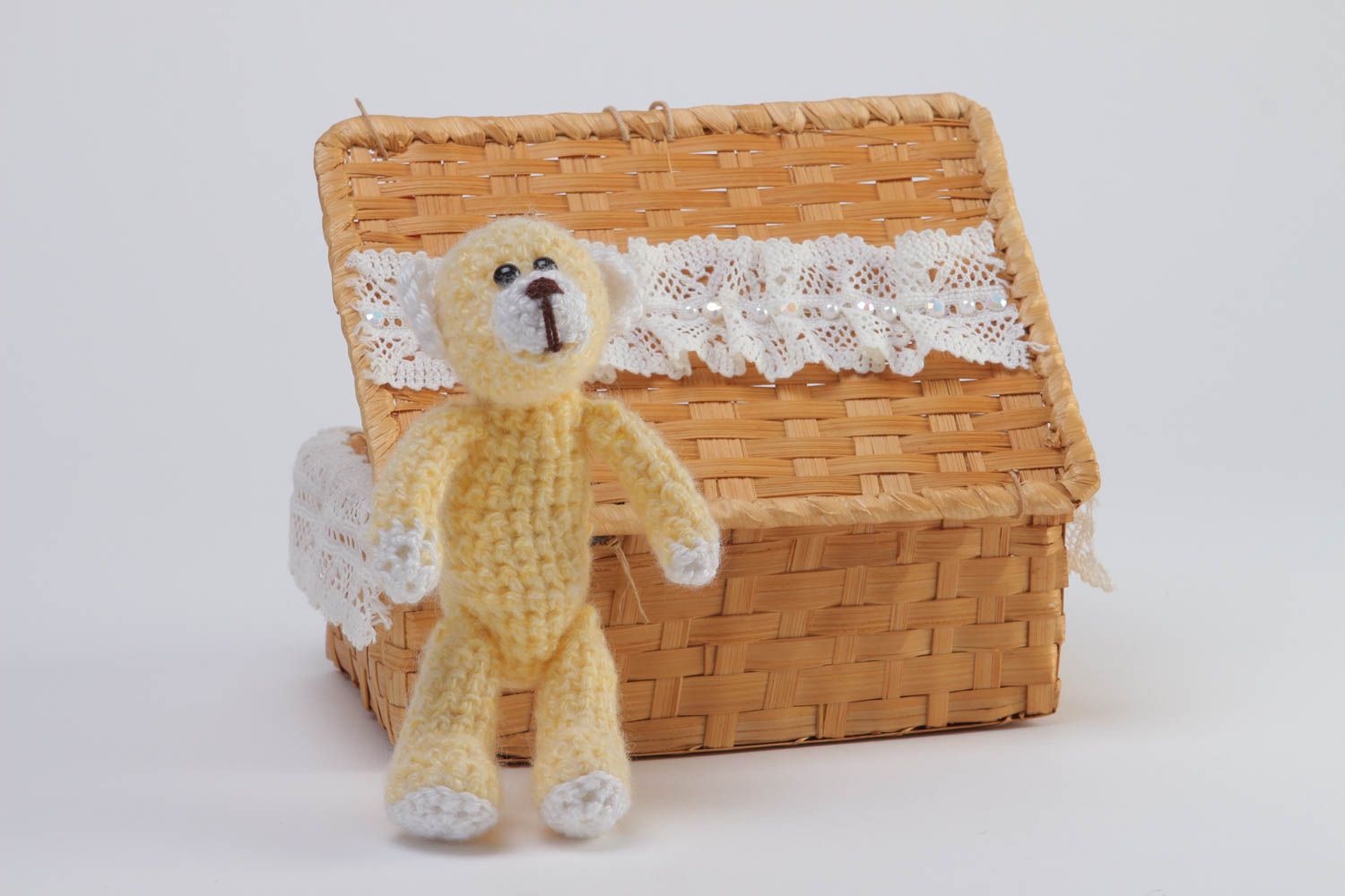 Unusual handmade crochet toy baby booties crochet ideas handmade gifts photo 4