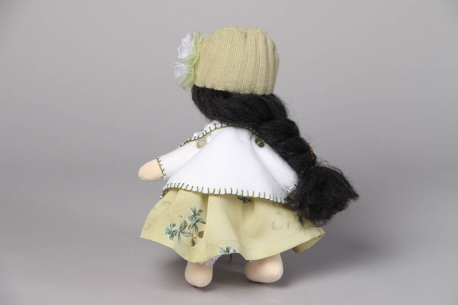 Nice handmade fabric doll photo 3
