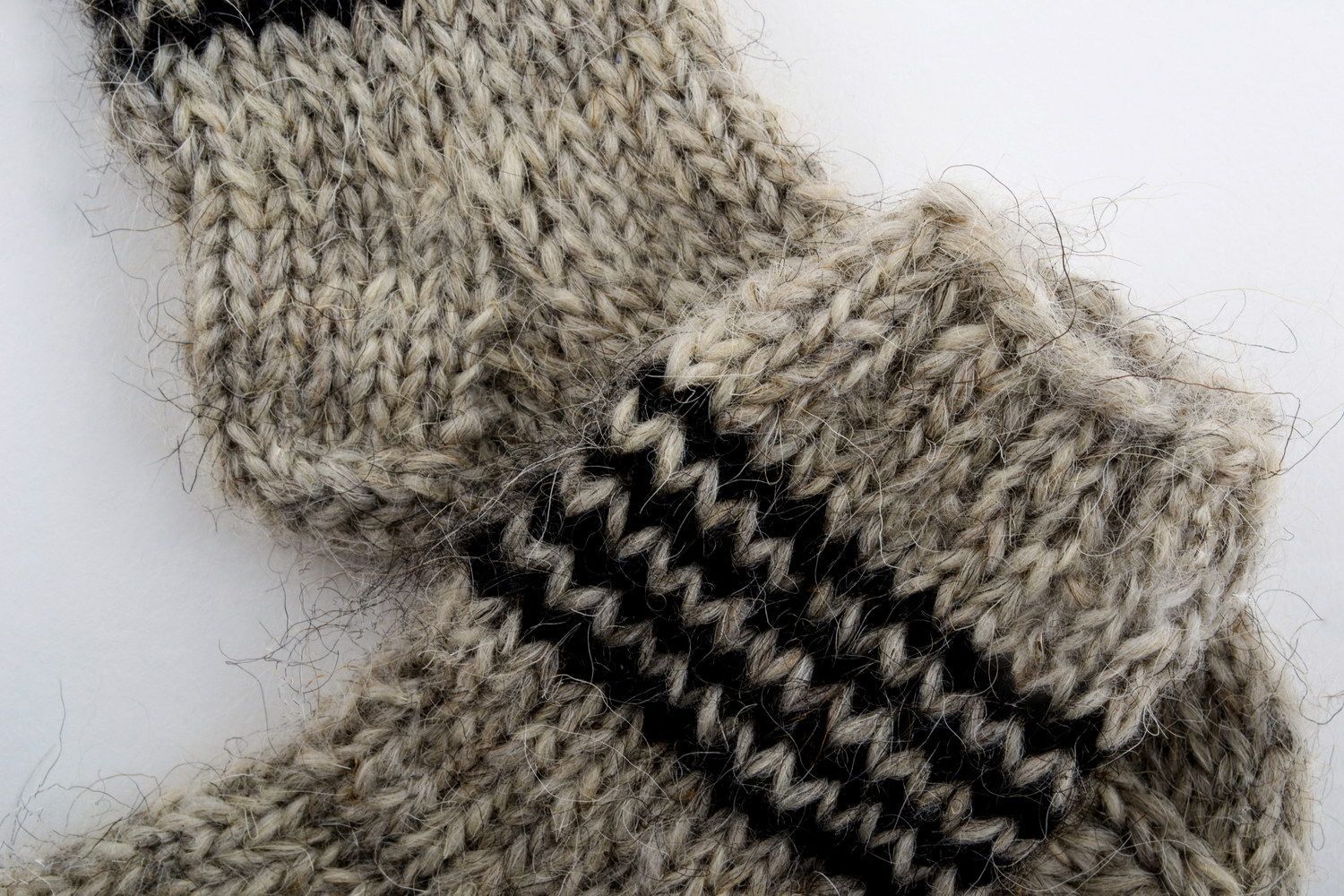 Calzini di lana per bambini fatti a mano calzini morbidi di lana naturale
 foto 3