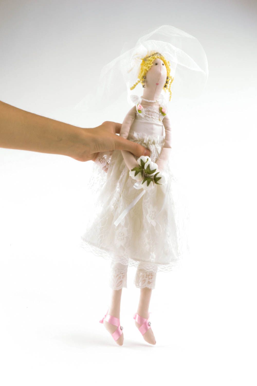 Textile wedding toy Bride photo 4