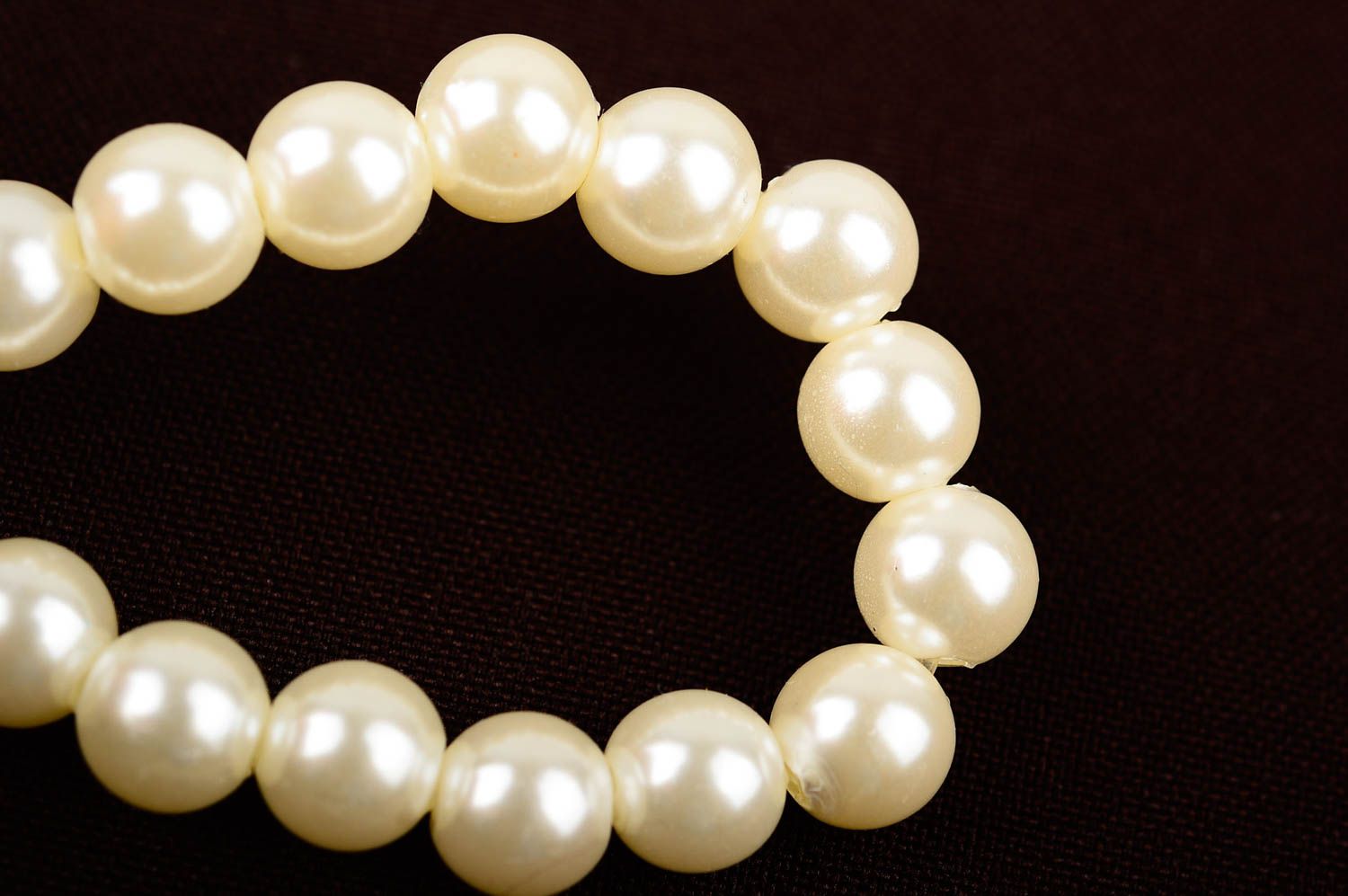 Bracelet perles fantaisie Bijou fait main nacre Accessoire femme design photo 5
