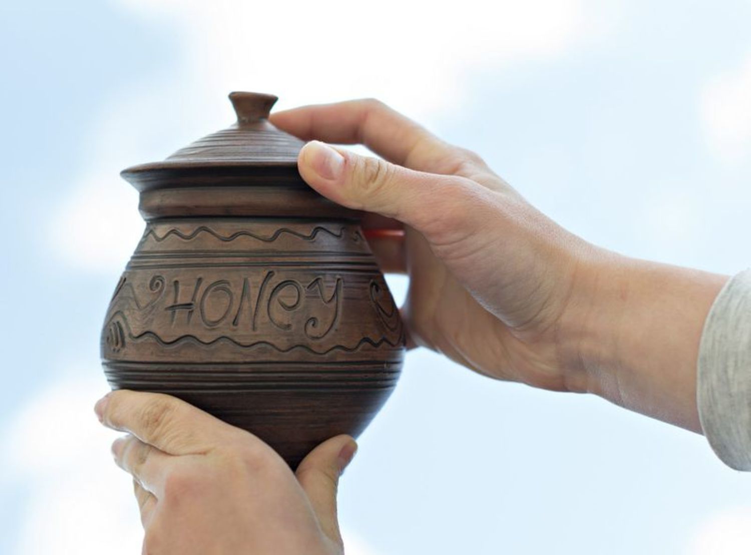 Ceramic pot for honey photo 5