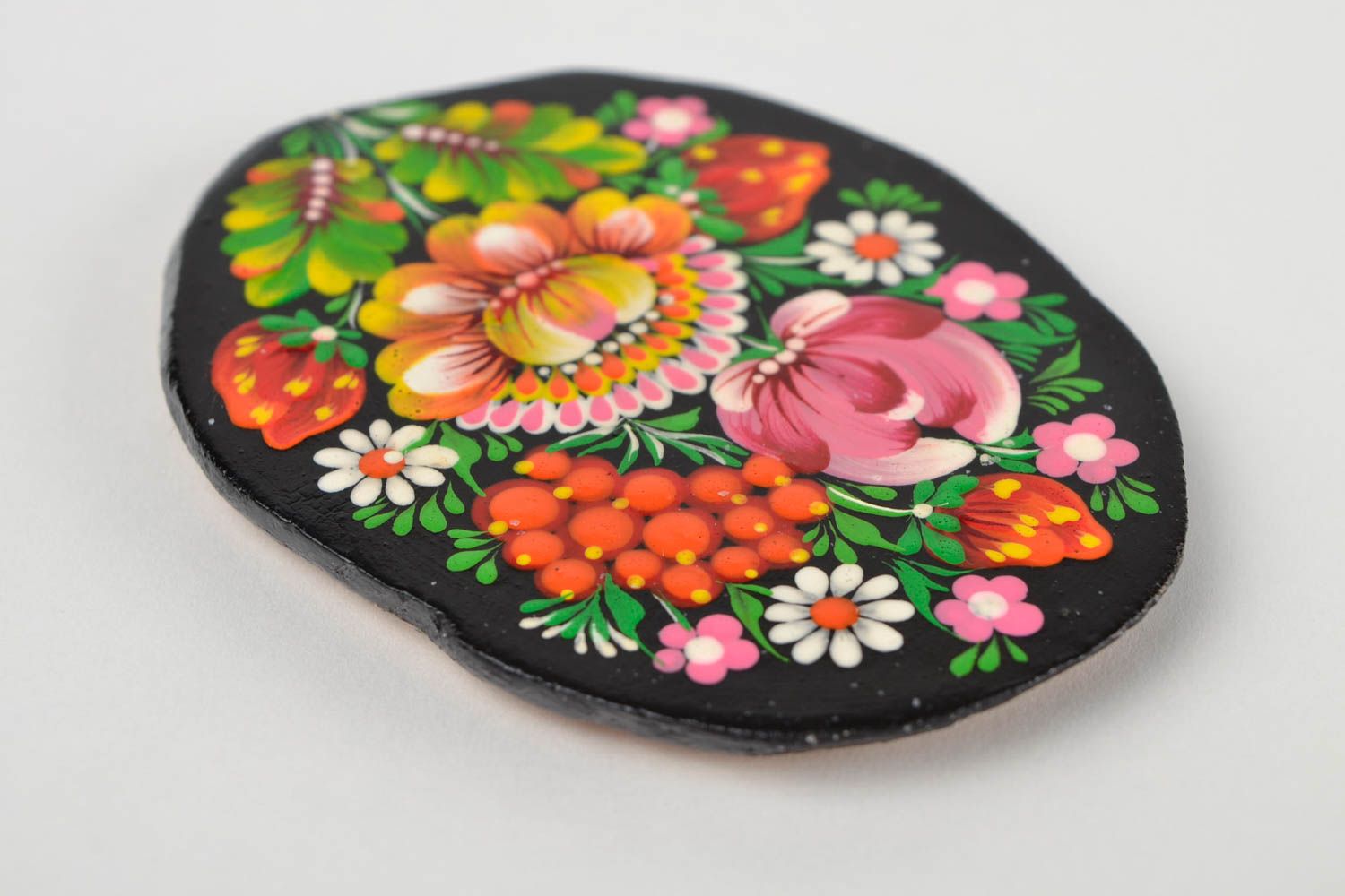 Kühlschrank Magnet handmade Deko für die Küche Deko Accessoires aus Holz Blumen foto 5