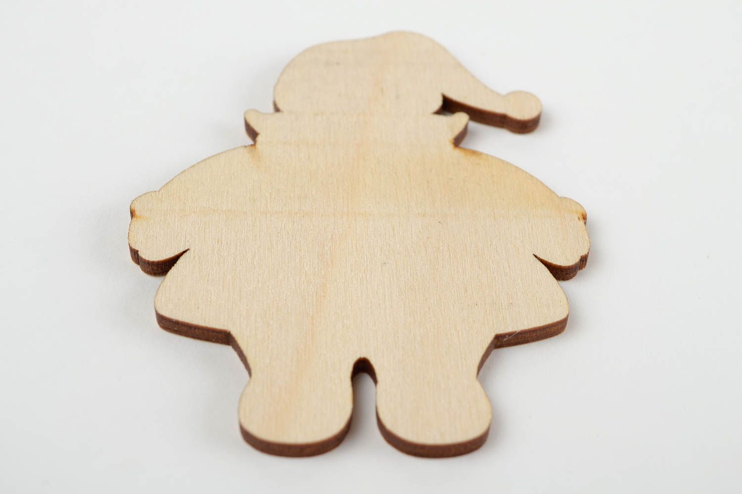 Holzartikel zum Gestalten handmade Rohling zum Bemalen Weihnachtsmann Figur foto 5