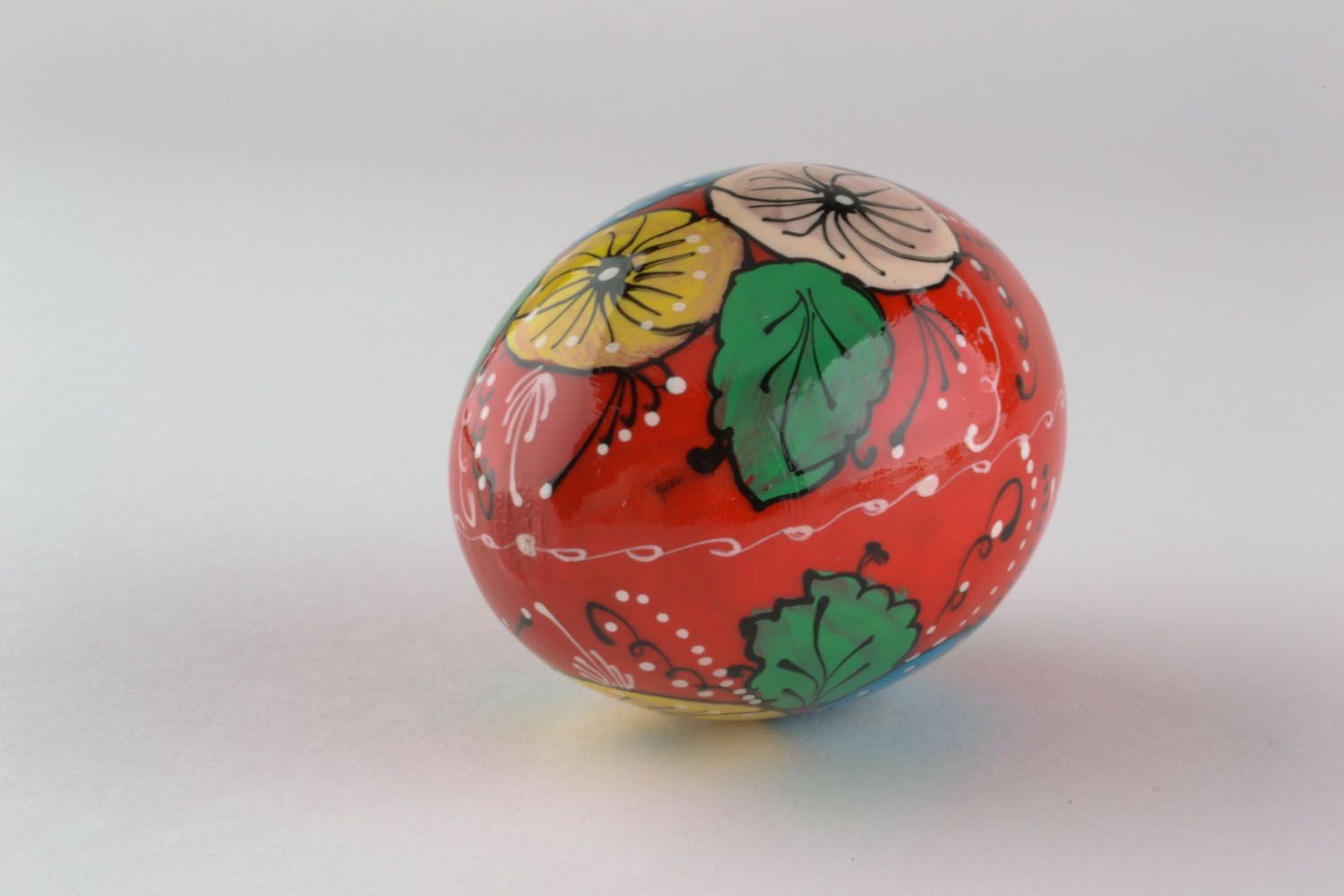 Wooden Easter handmade egg photo 4