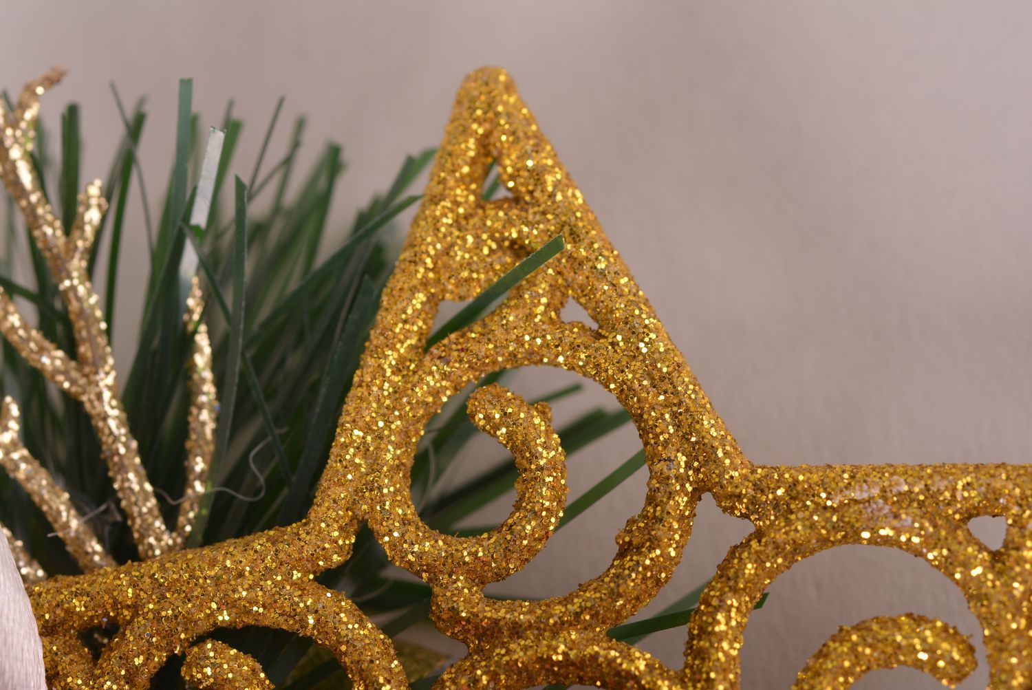 Corona para el pelo navideño artesanal adorno para el cabello regalo original foto 4