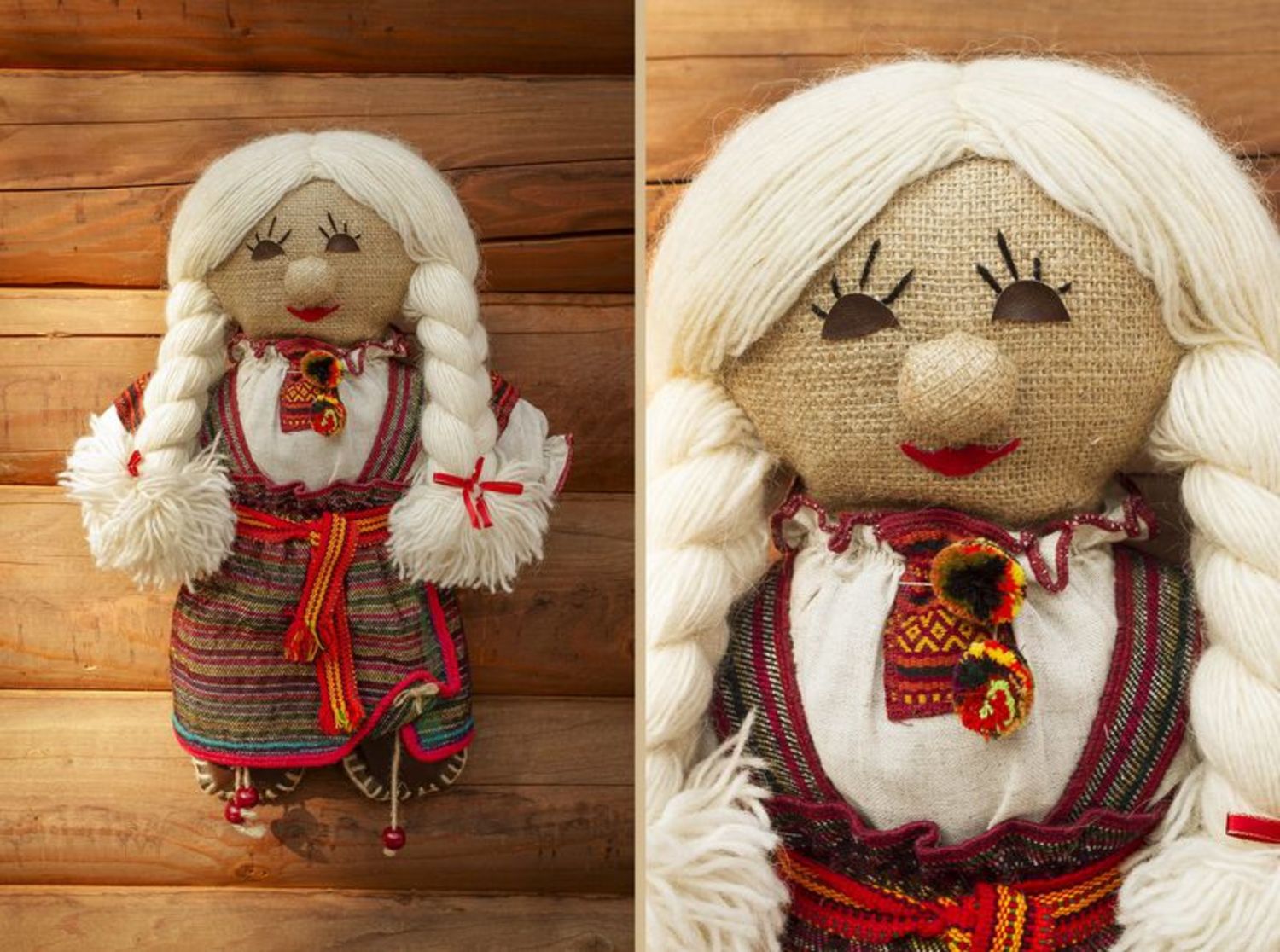 Мягкая кукла этническая фото 1