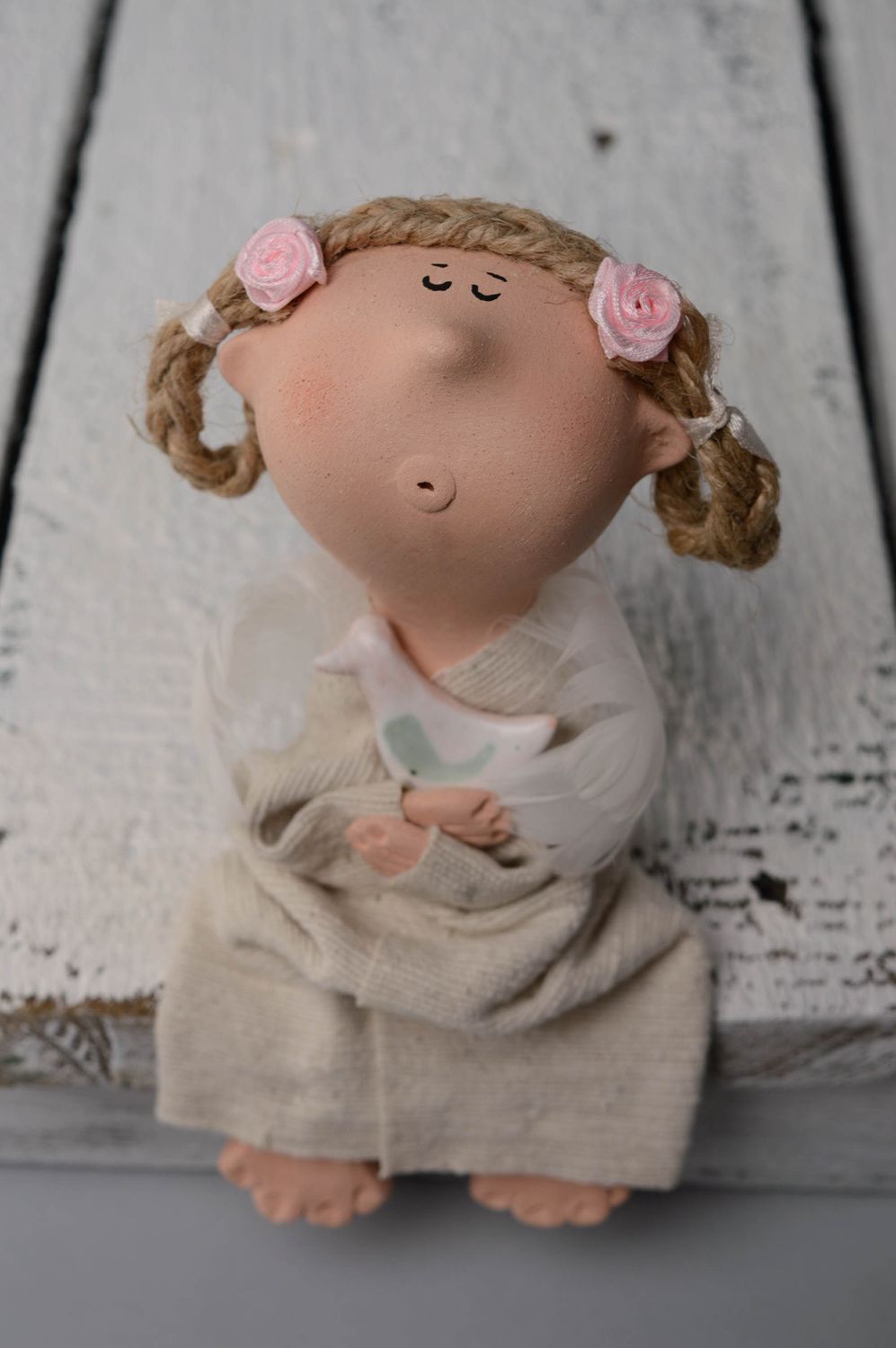 Ceramic figurine Offended Angel photo 2