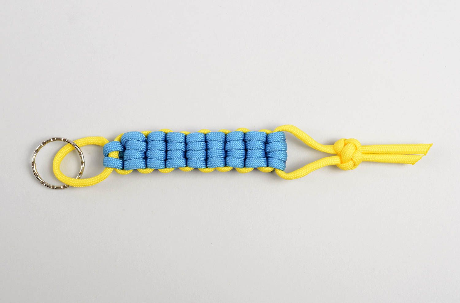 Stylish handmade woven keychain phone charm handmade key accessories gift ideas photo 3