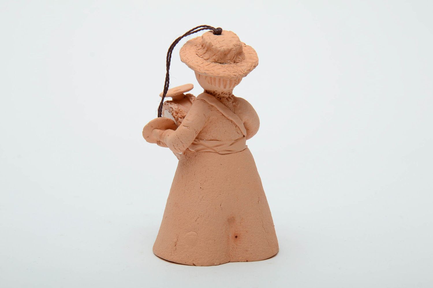 Folk clay bell toy photo 3