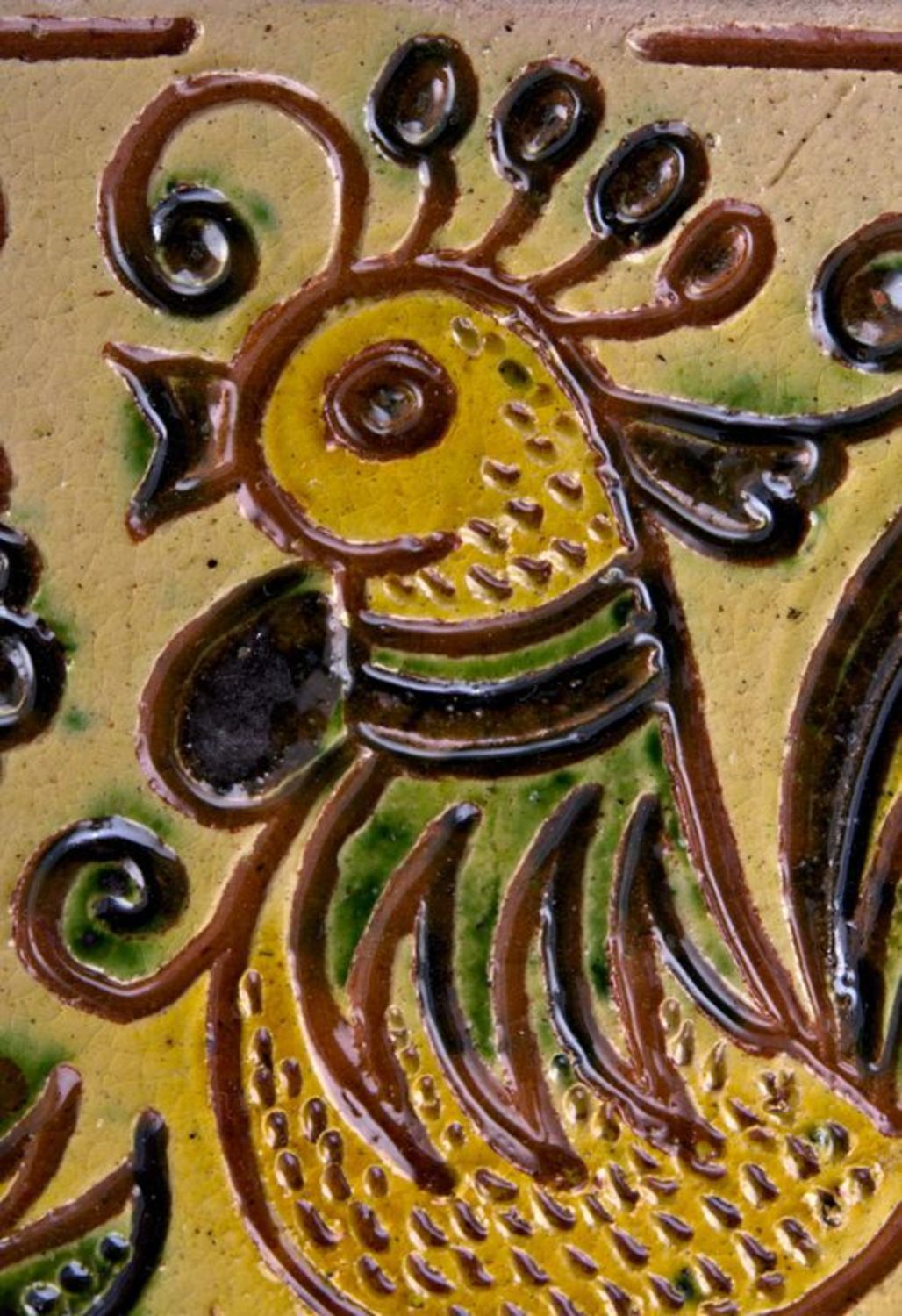 Decorative ceramic panel Rooster photo 2