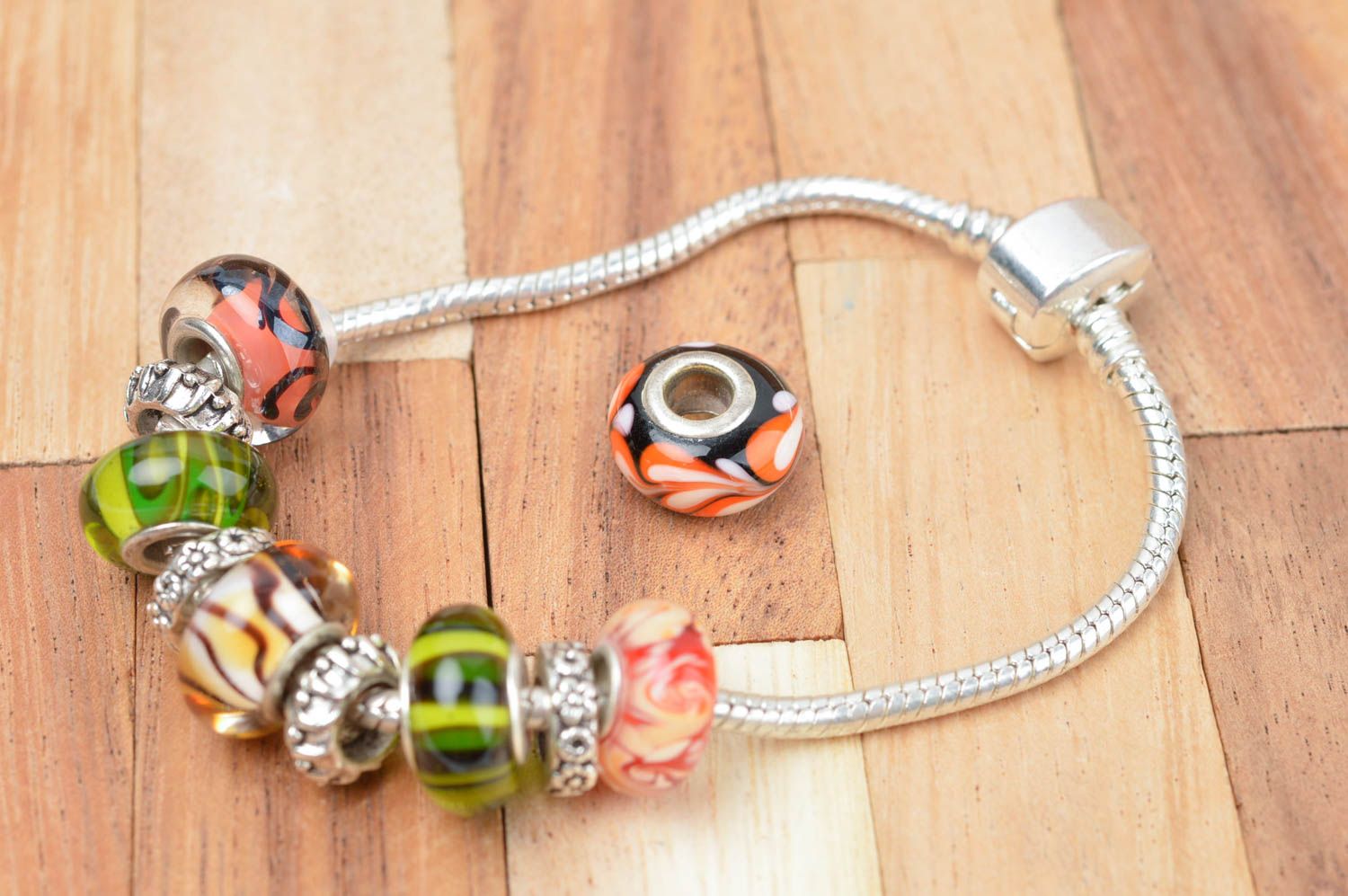 Beautiful handmade glass bead craft supplies glass art materials gift ideas photo 4