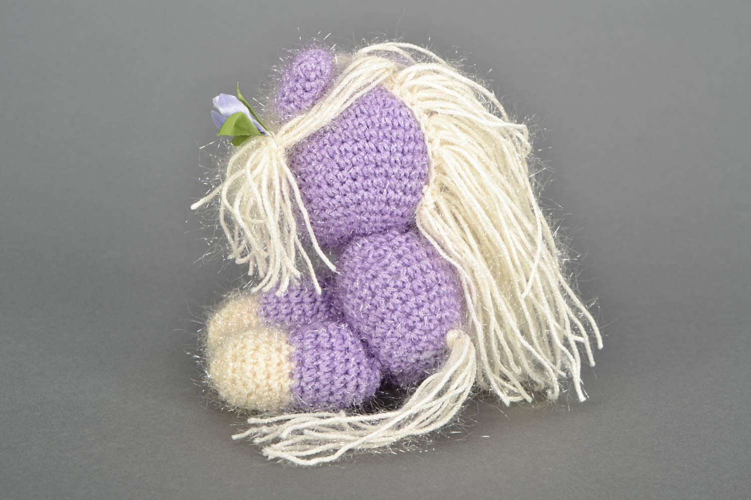 Soft crocheted horse photo 3