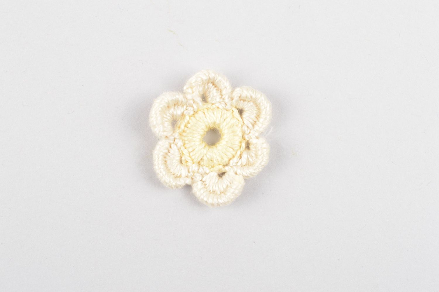 Fleur pour bijoux faite main Fourniture bijoux au crochet Loisirs créatifs photo 3