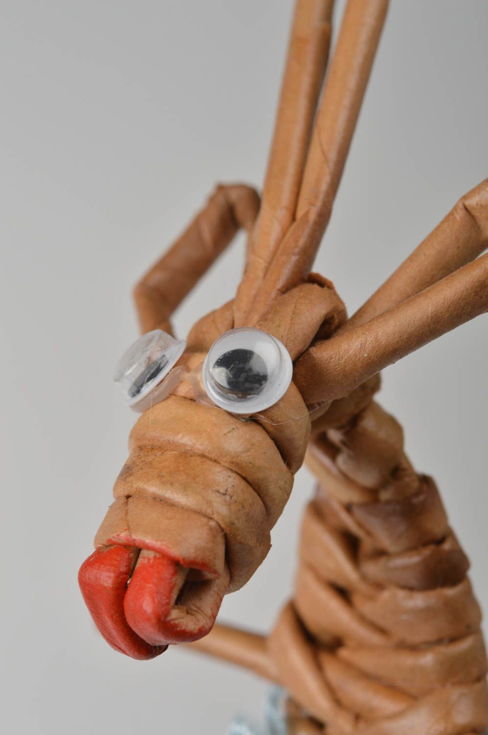 Игрушка ручной работы декор для дома интерьерная игрушка из бумаги Коза фото 3