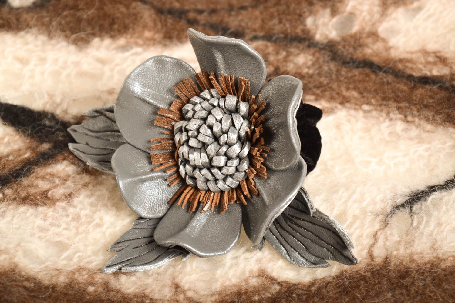 Handmade scrunchy gift ideas unusual gift for women designer accessory photo 1
