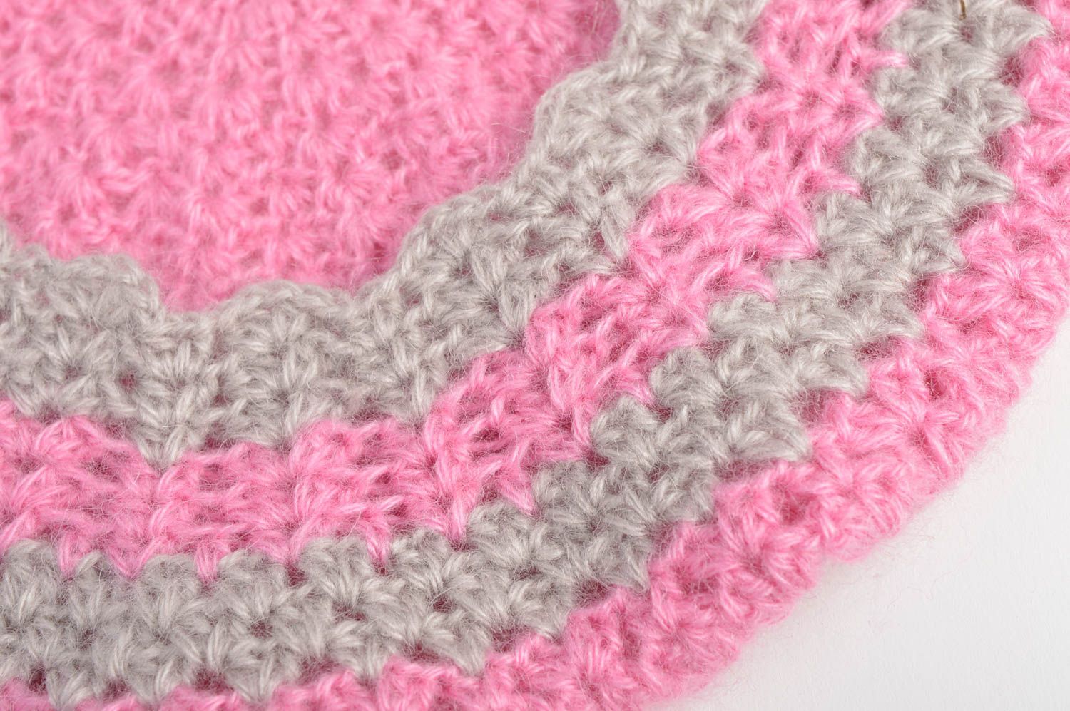 Handmade crochet beret baby hat crochet hats for babies accessories for girls photo 5
