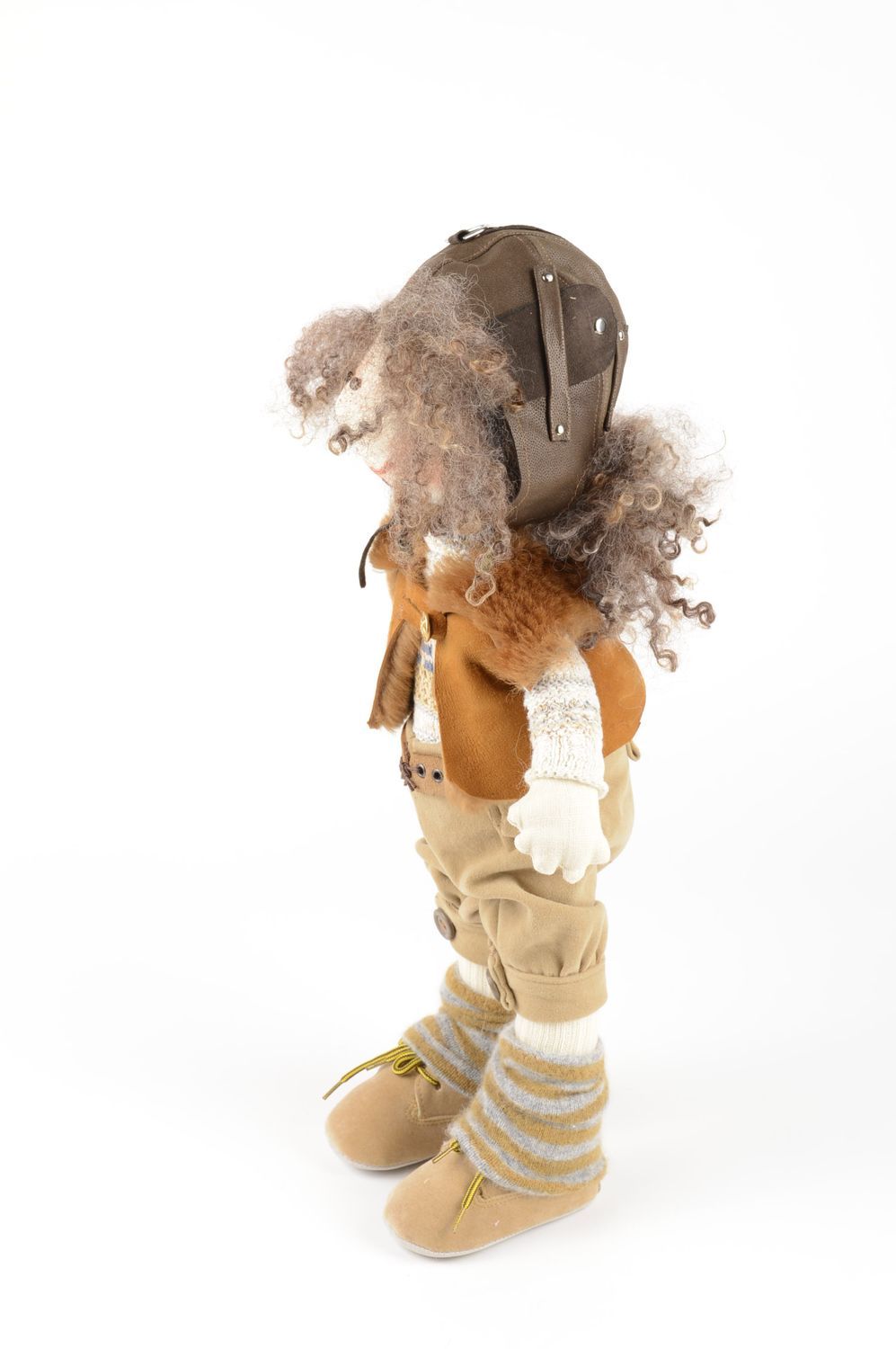 Кукла ручной работы кукла из ткани мягкая кукла с игрушкой детская фото 3