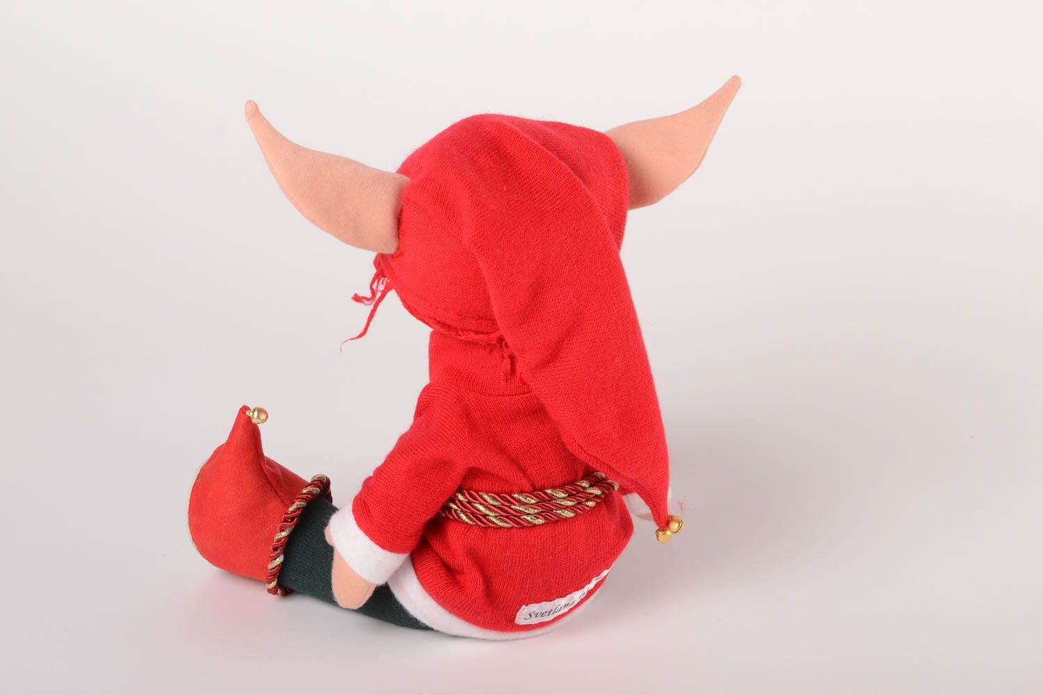 Poupée elfe Jouet fait main original en jersey Cadeau pour enfant design photo 4