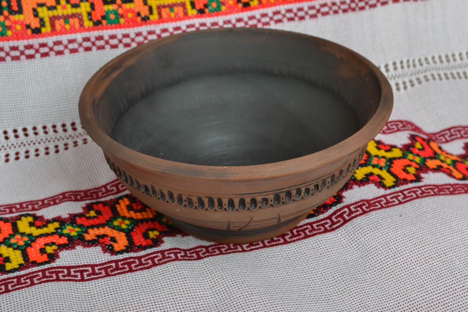 6 5 oz ceramic handmade cereal bowl in ethnic style 1lb  photo 6