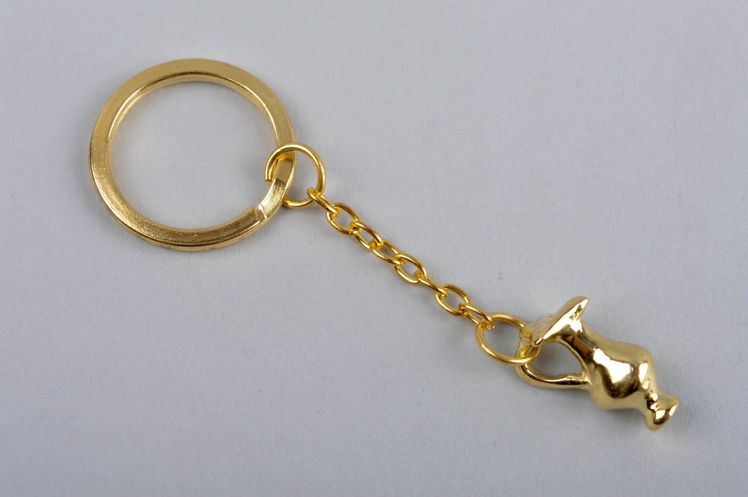 Beautiful brass keychain handmade designer keychain metal accessories photo 3