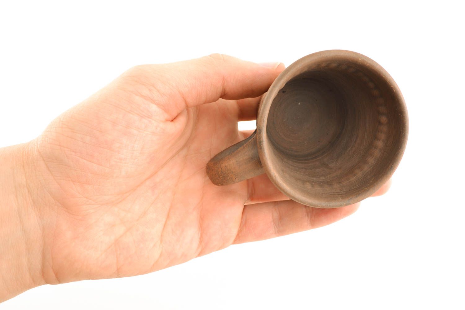 Tasse à thé en argile faite main  photo 2
