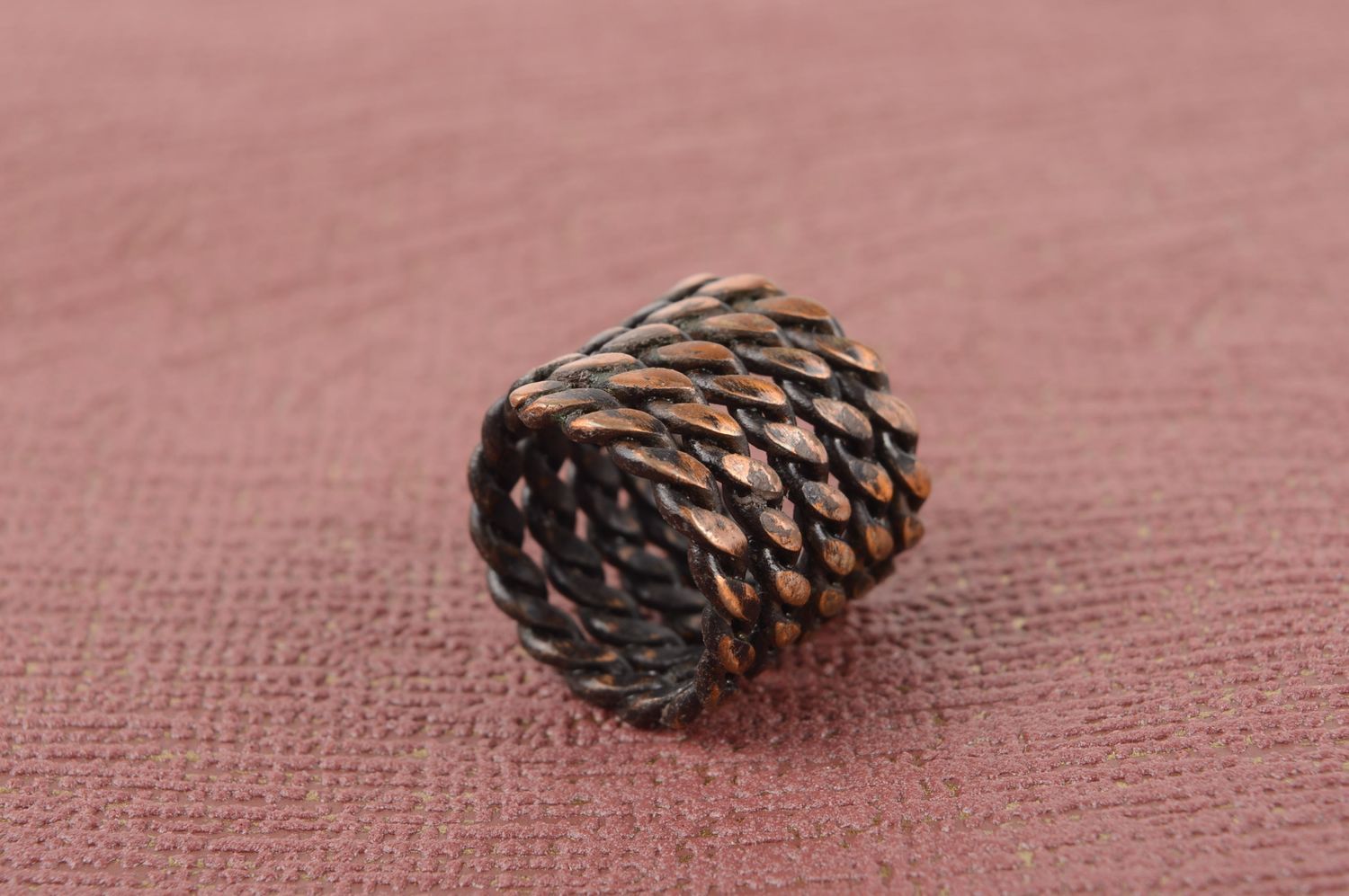 Handmade Ring am Finger Damen Modeschmuck Geschenk für Frau eleganter Schmuck foto 1