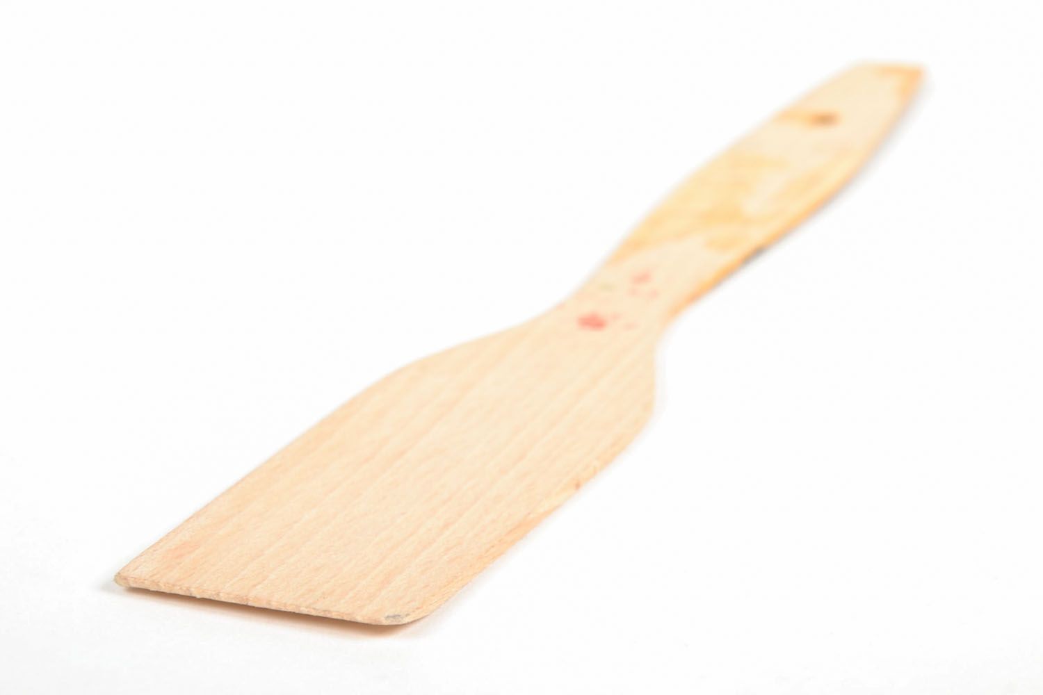 Wooden cooking spatula photo 4