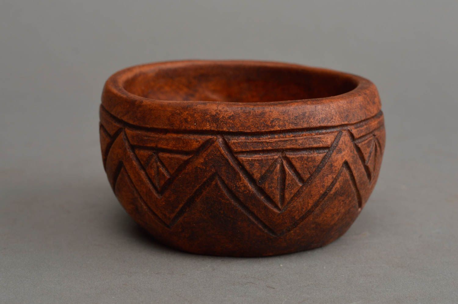 Cuenco de ceramica artesanal vajilla de diseño regalo original con ornamento foto 2