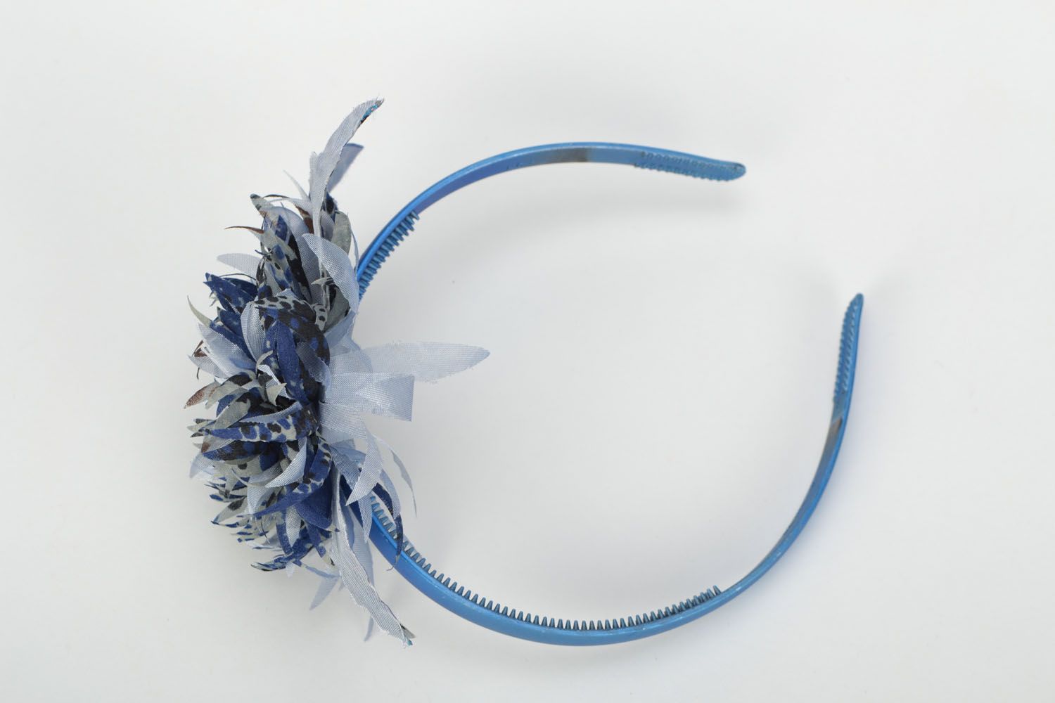 Homemade flower headband Blue Ash photo 3